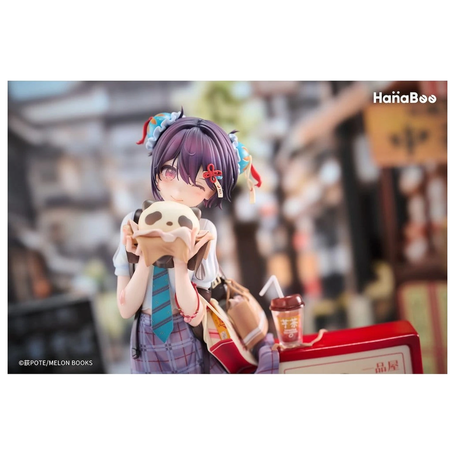 Oryginalna postać figurka z PVC 1/6 Panda Nikuman-chan Deluxe Edition 26 cm zdjęcie produktu