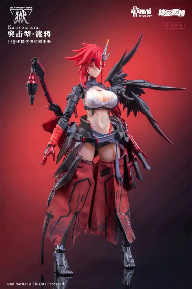 Oryginalna postać bezszwowa Action Figure 1/9 Wolf-Mastiff Force Karas Samurai 20 cm zdjęcie produktu