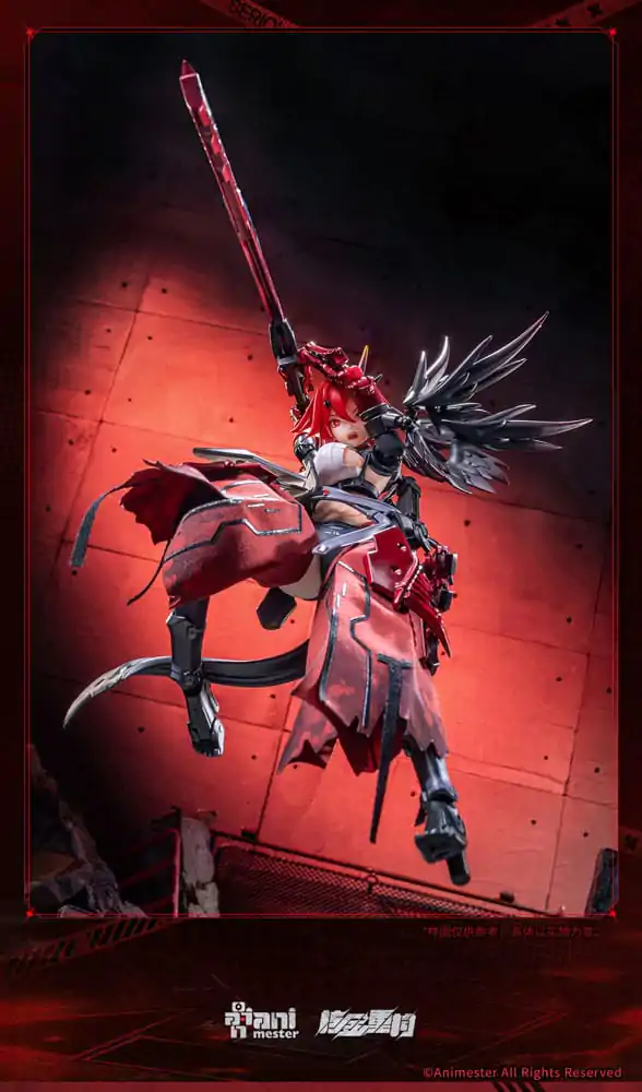 Oryginalna postać bezszwowa Action Figure 1/9 Wolf-Mastiff Force Karas Samurai 20 cm zdjęcie produktu