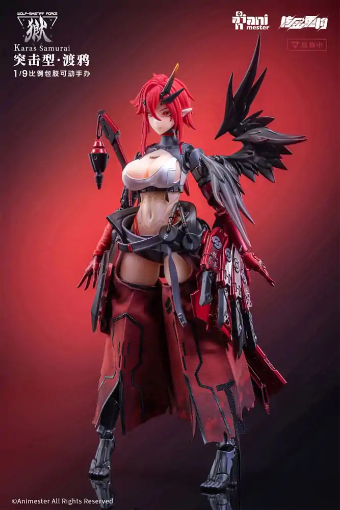 Oryginalna postać bezszwowa Action Figure 1/9 Wolf-Mastiff Force Karas Samurai 20 cm zdjęcie produktu