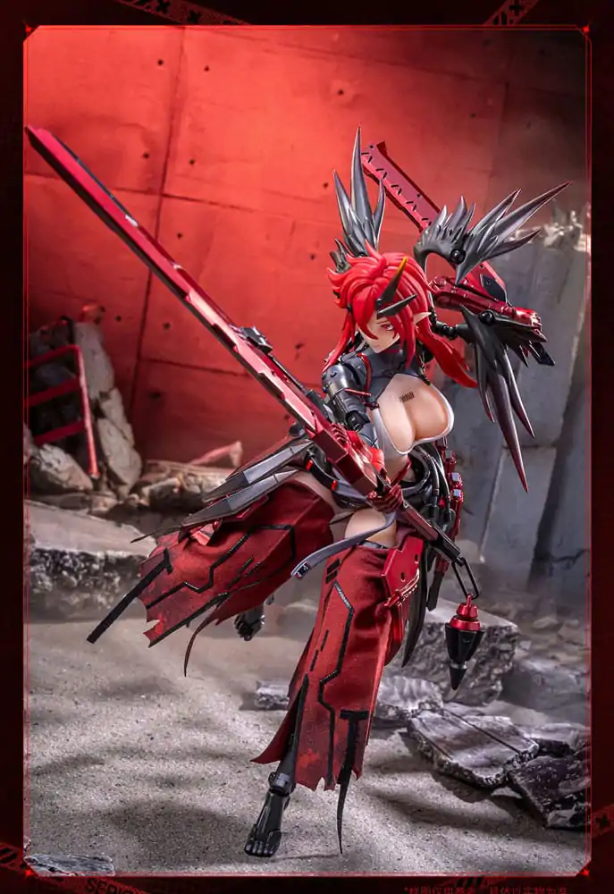 Oryginalna postać bezszwowa Action Figure 1/9 Wolf-Mastiff Force Karas Samurai 20 cm zdjęcie produktu