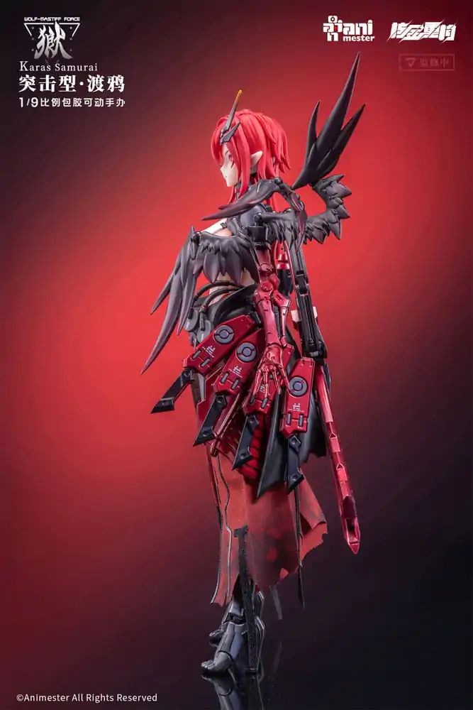 Oryginalna postać bezszwowa Action Figure 1/9 Wolf-Mastiff Force Karas Samurai 20 cm zdjęcie produktu