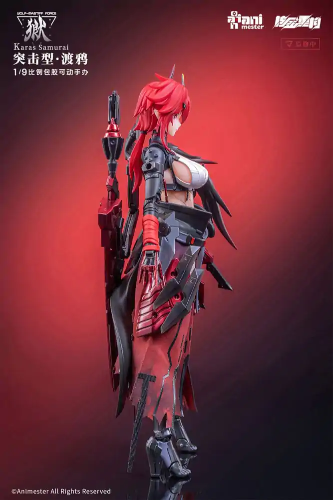 Oryginalna postać bezszwowa Action Figure 1/9 Wolf-Mastiff Force Karas Samurai 20 cm zdjęcie produktu