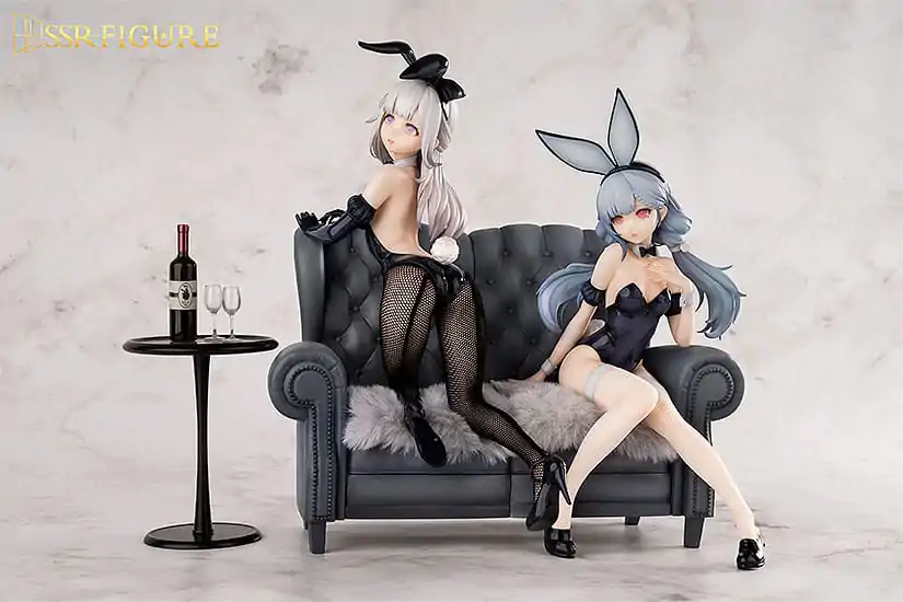 Oryginalna Figurka SSR PVC 1/7 Yi Ren Guan - House of Unhumans Jin Hua: Bunny Ver. + Qiao Er Combinatorial 23 cm zdjęcie produktu