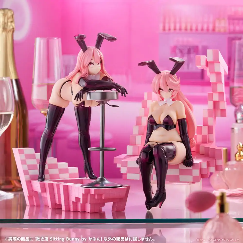 Oryginalna Postać Trick Bunnies PVC Statua 1/7 Sitting Bunny Ilustracja Kafun 24 cm zdjęcie produktu