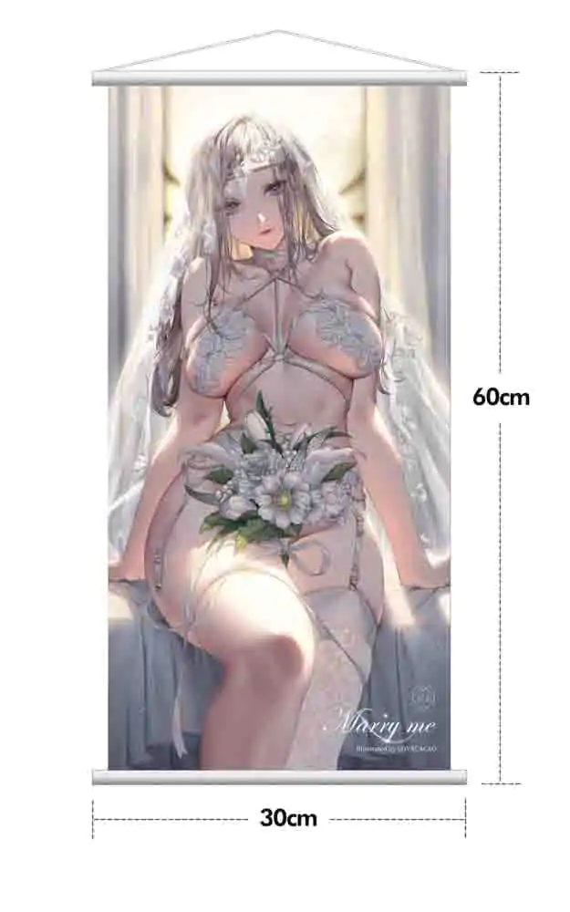 Oryginalna ilustracja Statuetka PVC 1/4 Marry me ilustrowana przez LOVECACAO Bonus w zestawie Limitowana edycja 31 cm zdjęcie produktu
