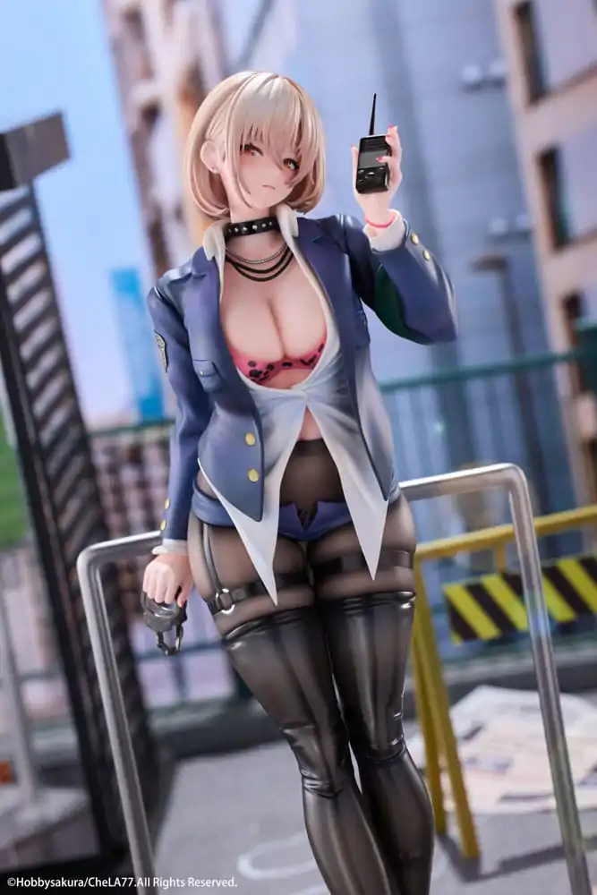Oryginalna Ilustracja PVC Statua 1/6 Naughty Police Woman Ilustracja autorstwa CheLA77 Limitowana Edycja 27 cm zdjęcie produktu