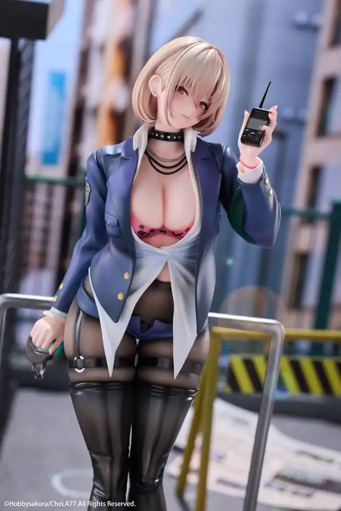 Oryginalna Ilustracja PVC Statua 1/6 Naughty Police Woman Ilustracja autorstwa CheLA77 Limitowana Edycja 27 cm zdjęcie produktu