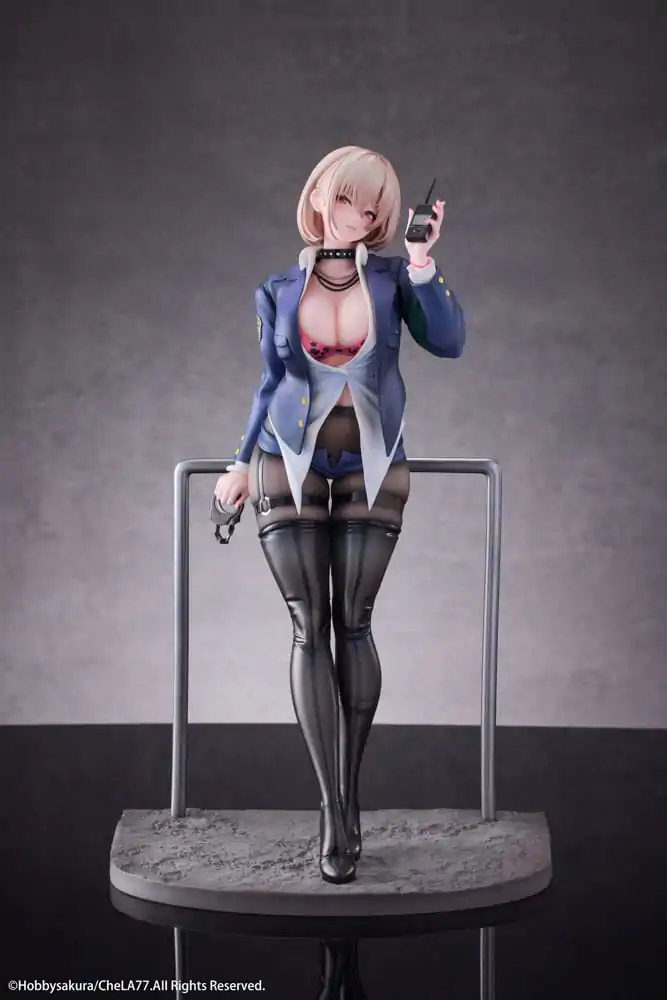 Oryginalna Ilustracja PVC Statua 1/6 Naughty Police Woman Ilustracja autorstwa CheLA77 Limitowana Edycja 27 cm zdjęcie produktu