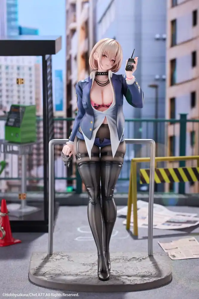Oryginalna Ilustracja PVC Statua 1/6 Naughty Police Woman Ilustracja autorstwa CheLA77 Limitowana Edycja 27 cm zdjęcie produktu