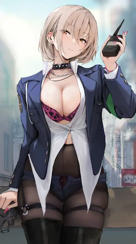Oryginalna Ilustracja PVC Statua 1/6 Naughty Police Woman Ilustracja autorstwa CheLA77 Limitowana Edycja 27 cm zdjęcie produktu