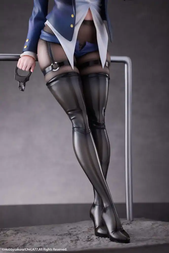 Oryginalna Ilustracja PVC Statua 1/6 Naughty Police Woman Ilustracja autorstwa CheLA77 Limitowana Edycja 27 cm zdjęcie produktu