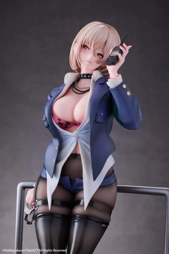 Oryginalna Ilustracja PVC Statua 1/6 Naughty Police Woman Ilustracja autorstwa CheLA77 Limitowana Edycja 27 cm zdjęcie produktu