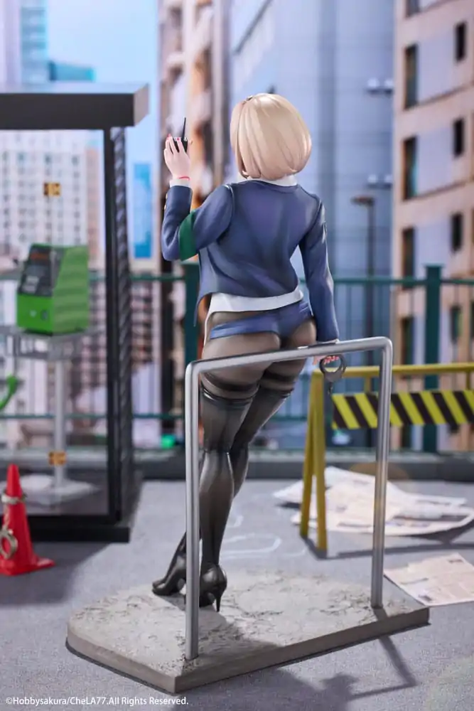 Oryginalna Ilustracja PVC Statua 1/6 Naughty Police Woman Ilustracja autorstwa CheLA77 Limitowana Edycja 27 cm zdjęcie produktu