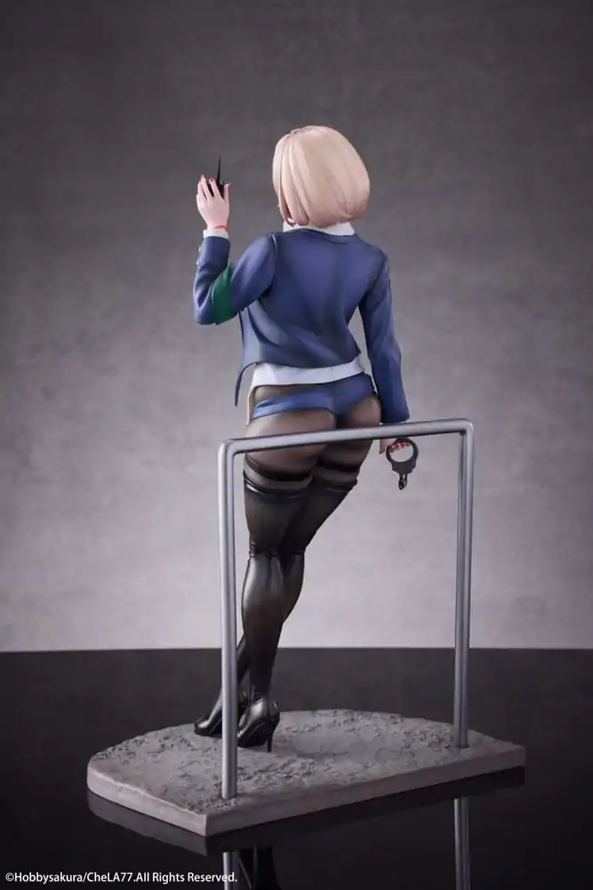 Oryginalna Ilustracja PVC Statua 1/6 Naughty Police Woman Ilustracja autorstwa CheLA77 Limitowana Edycja 27 cm zdjęcie produktu