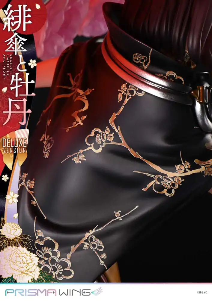 Oryginalna ilustracja od Fuzichoco Prisma Wing PVC Statuetka 1/7 Scarlet Umbrella And Peony Deluxe Version 32 cm zdjęcie produktu