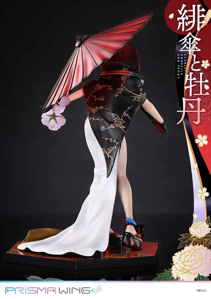 Oryginalna Ilustracja od Fuzichoco Prisma Wing PVC Statua 1/7 Scarlet Umbrella And Peony 28 cm zdjęcie produktu