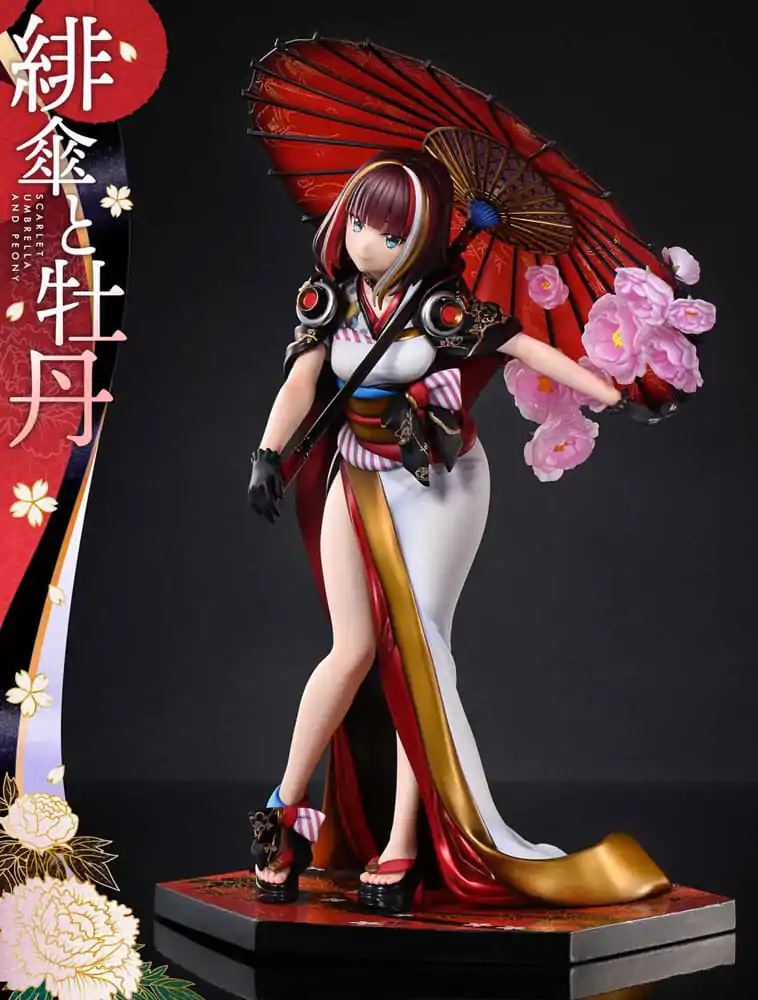 Oryginalna Ilustracja od Fuzichoco Prisma Wing PVC Statua 1/7 Scarlet Umbrella And Peony 28 cm zdjęcie produktu