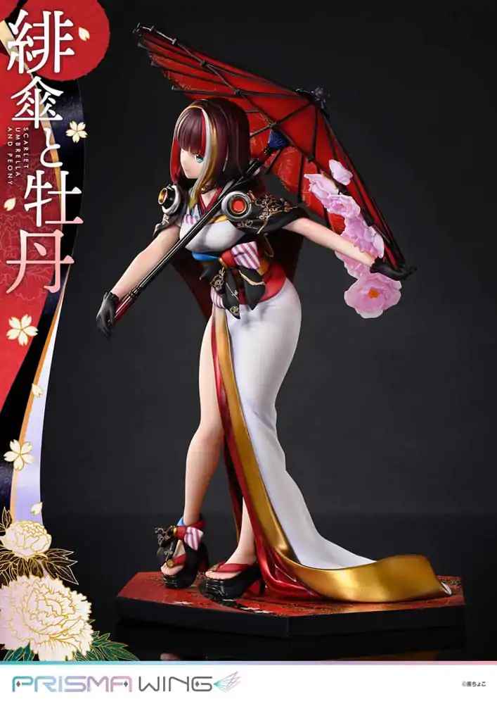 Oryginalna Ilustracja od Fuzichoco Prisma Wing PVC Statua 1/7 Scarlet Umbrella And Peony 28 cm zdjęcie produktu