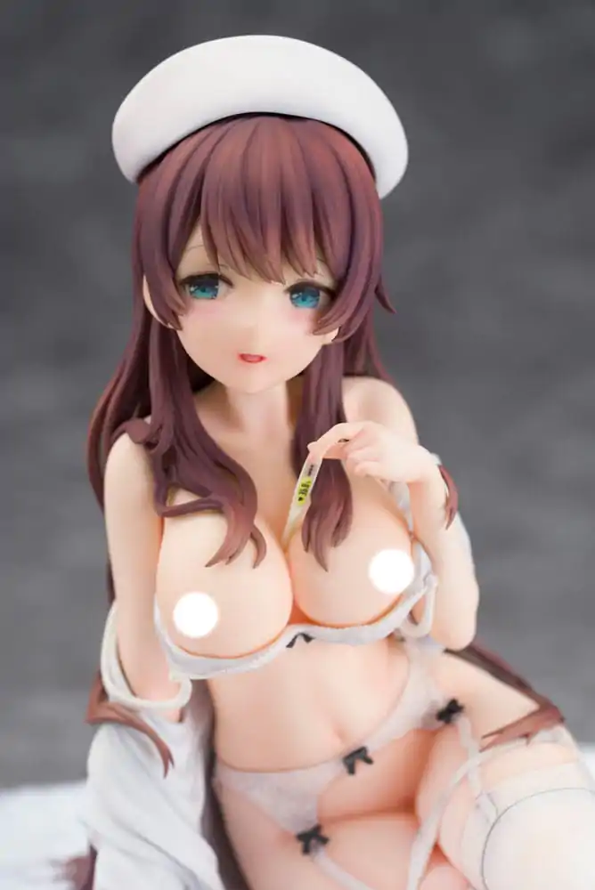 Oryginalna ilustracja Vispo Statue 1/6 Pielęgniarka no!? Natsuho-san Onetsu Hakarimashoone 14 cm zdjęcie produktu