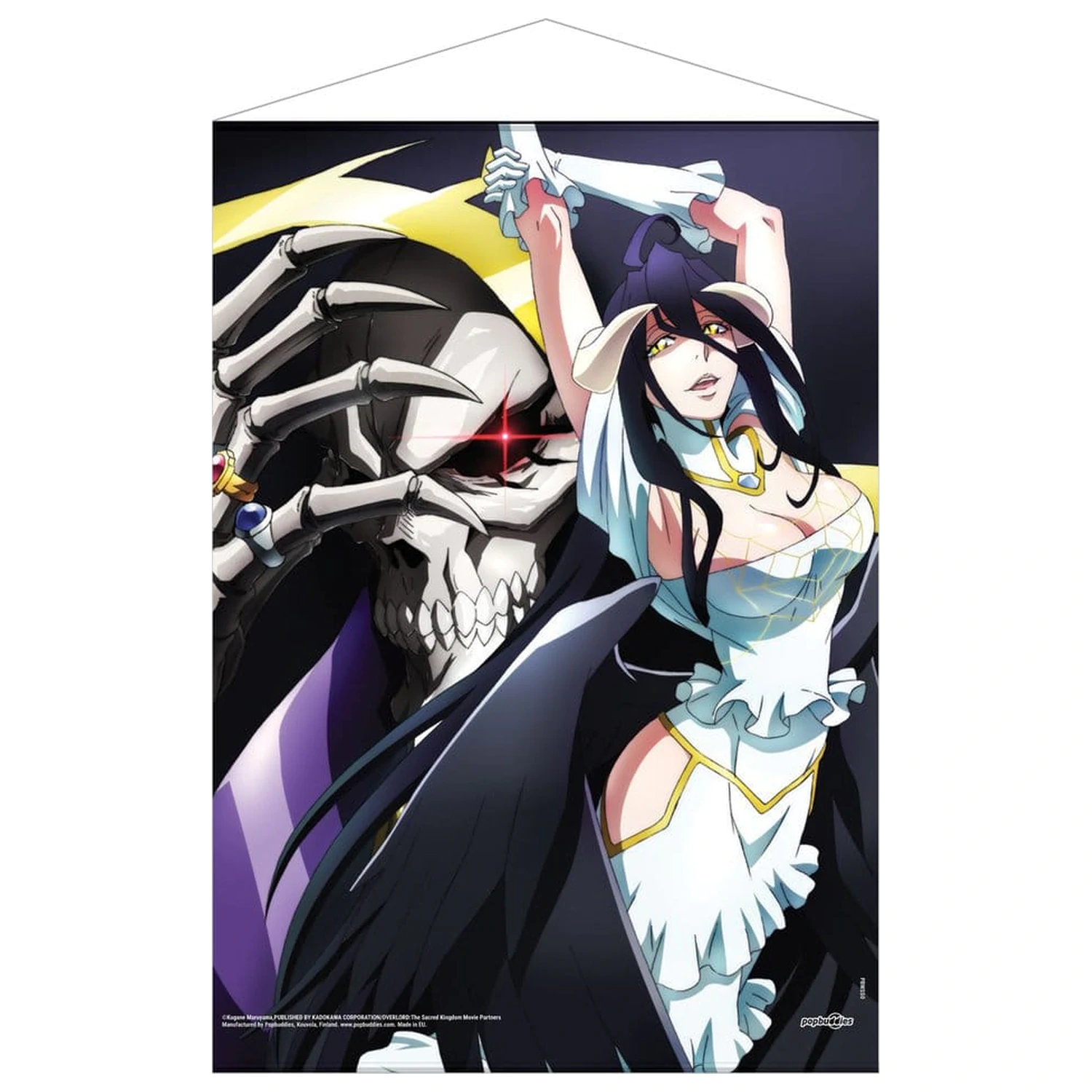 Overlord Wallscroll Ainz Ooal Gown & Albedo 50 x 70 cm zdjęcie produktu