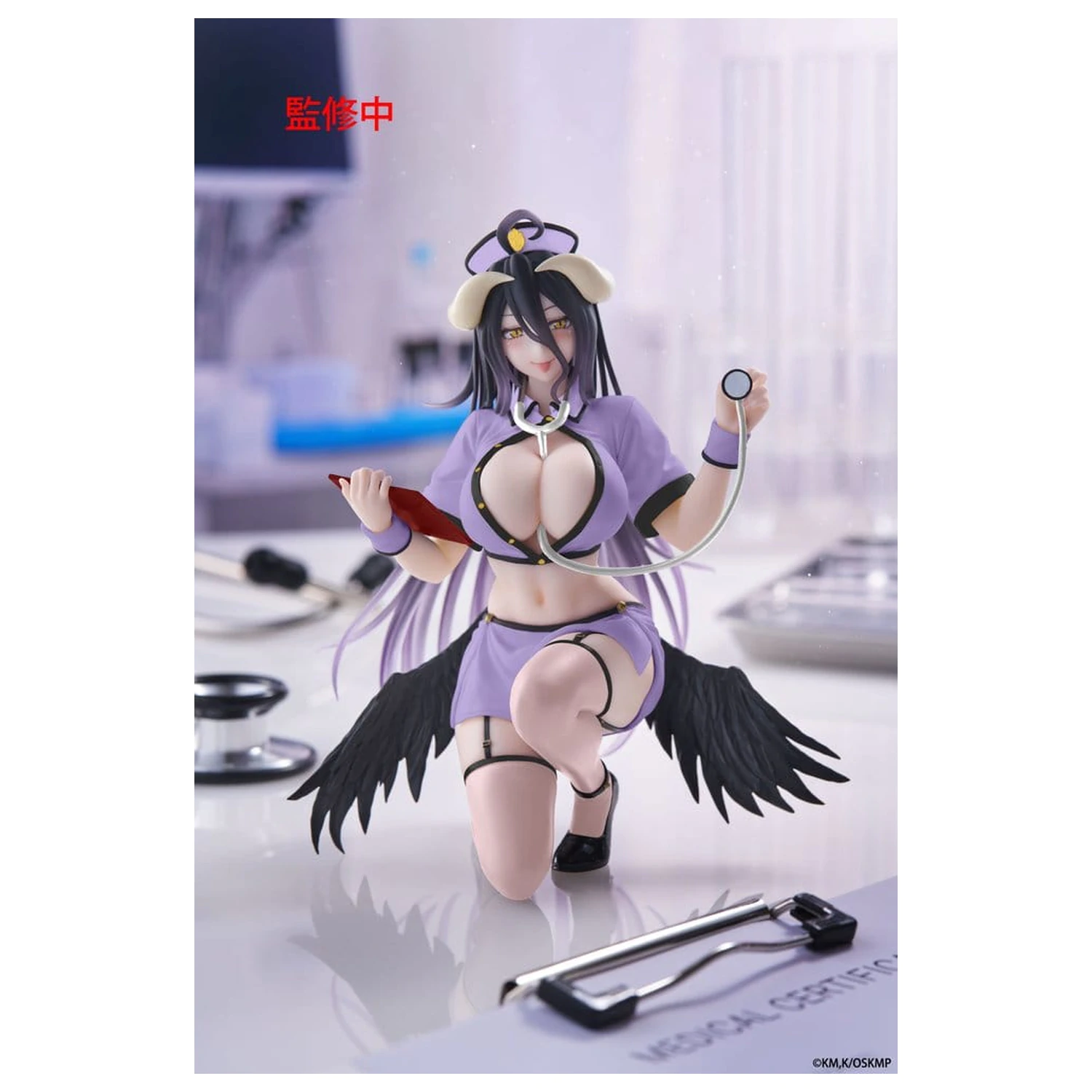 Overlord figurka PVC Desktop Cute Albedo (Nurse Ver.) Renewal 13 cm zdjęcie produktu
