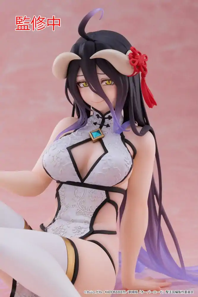 Overlord PVC Statue Desktop Cute Figure Albedo Chinese Dress Ver. Figurka 13 cm zdjęcie produktu