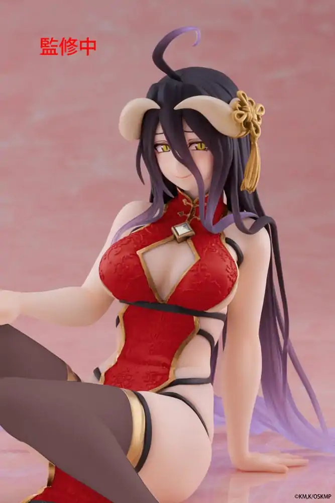 Overlord PVC Statuetka Desktop Cute Figure Albedo Chinese Dress Ver. Renewal 13 cm zdjęcie produktu