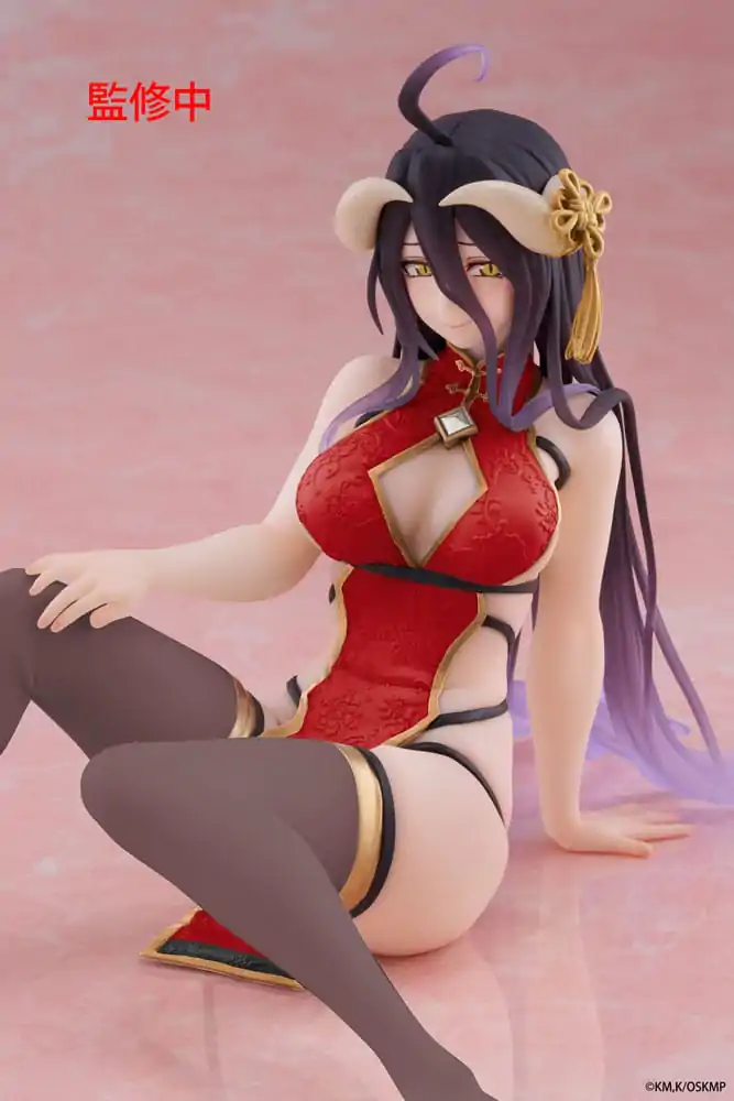 Overlord PVC Statuetka Desktop Cute Figure Albedo Chinese Dress Ver. Renewal 13 cm zdjęcie produktu