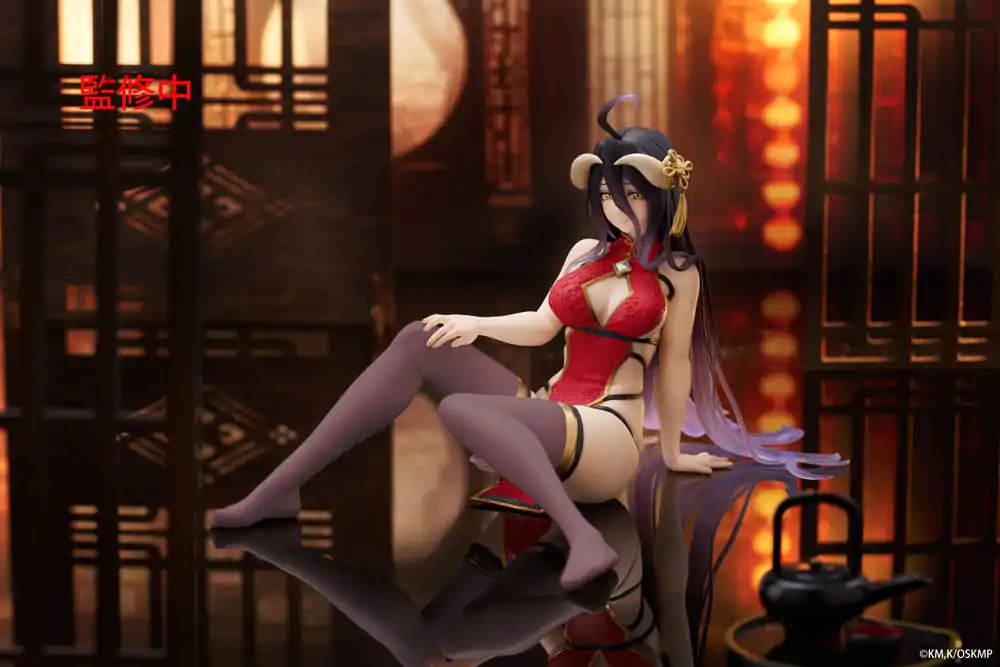Overlord PVC Statuetka Desktop Cute Figure Albedo Chinese Dress Ver. Renewal 13 cm zdjęcie produktu