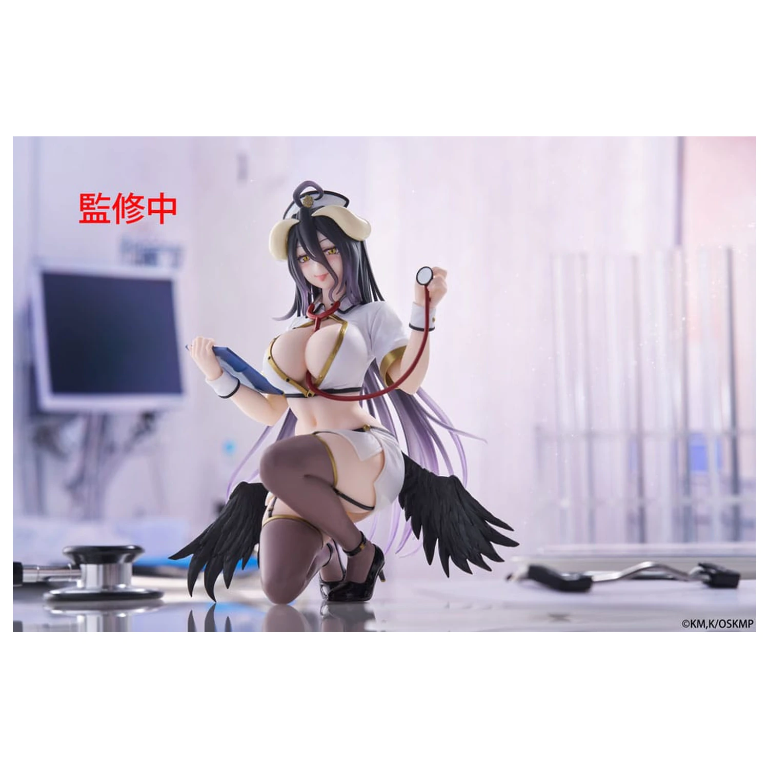 Overlord PVC Statua Na biurko Urocza Figurka Albedo Nurse Ver. Renewal 13 cm zdjęcie produktu