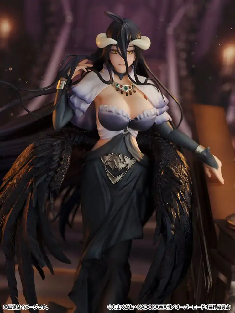 Overlord SHIBUYA SCRAMBLE FIGURE Statua PVC 1/7 Albedo Jet Black Dress Ver. 28 cm zdjęcie produktu