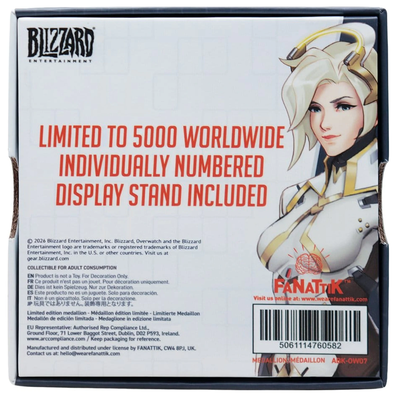 Overwatch Medalion Mercy Edycja Limitowana zdjęcie produktu