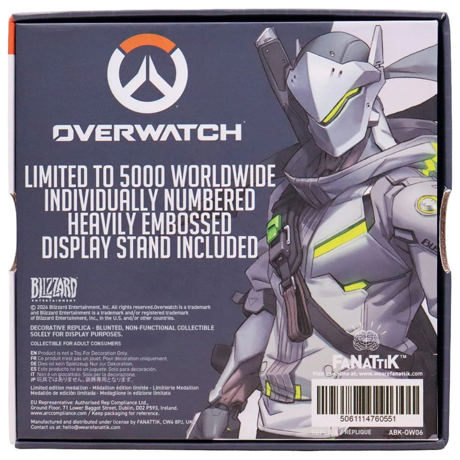 Replika Shurikena Genji'ego z Overwatch Edycja Limitowana 10 x 10 x 2 cm zdjęcie produktu