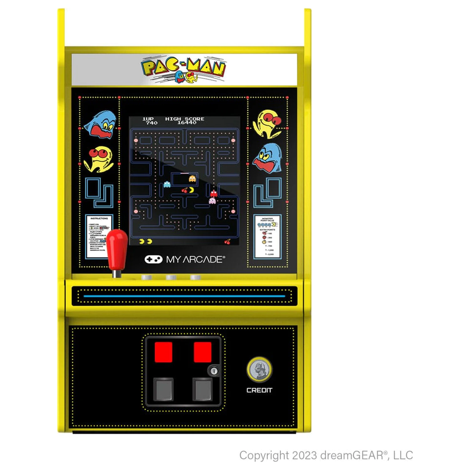 Pac-Man Przenośny Retro Automat do Gier Micro Player Pro zdjęcie produktu