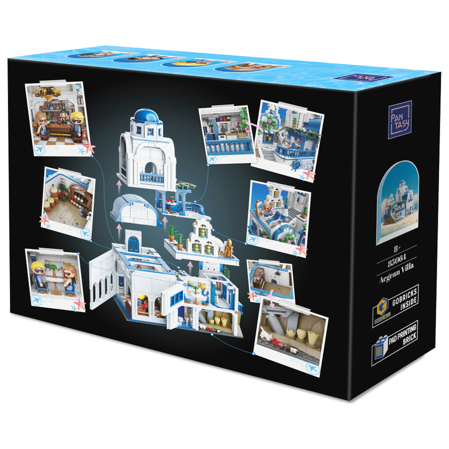 PANTASY Aegean Villa Building block 3038 szt. zdjęcie produktu