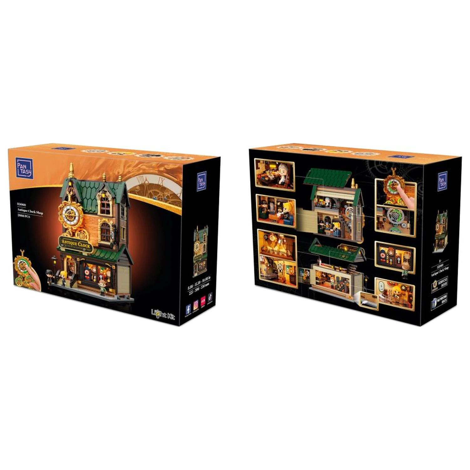 PANTASY Antique Clock Shop Klocki konstrukcyjne 2768 elementów zdjęcie produktu