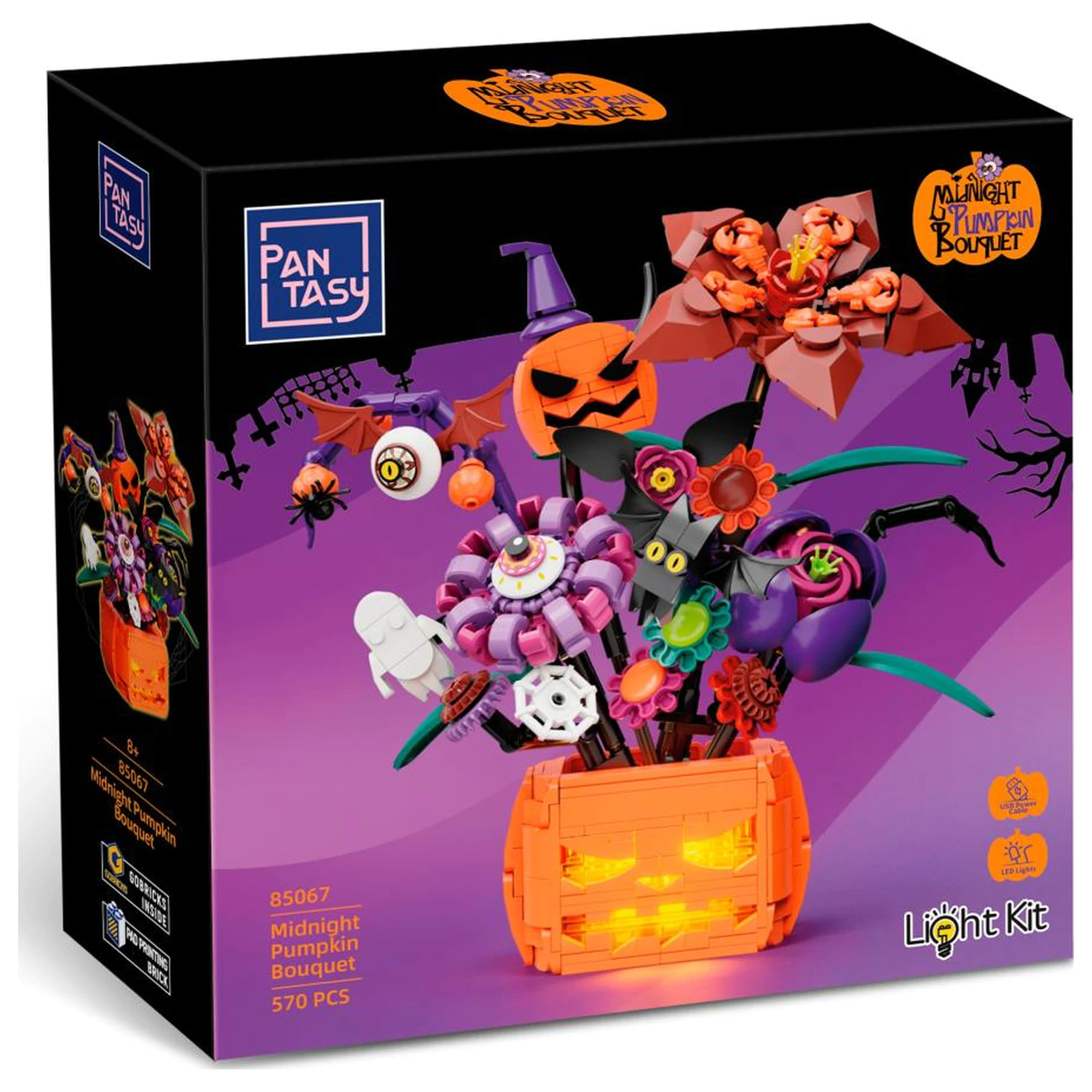 PANTASY Midnight Pumpkin Bouquet Klocki konstrukcyjne 570 elementów zdjęcie produktu