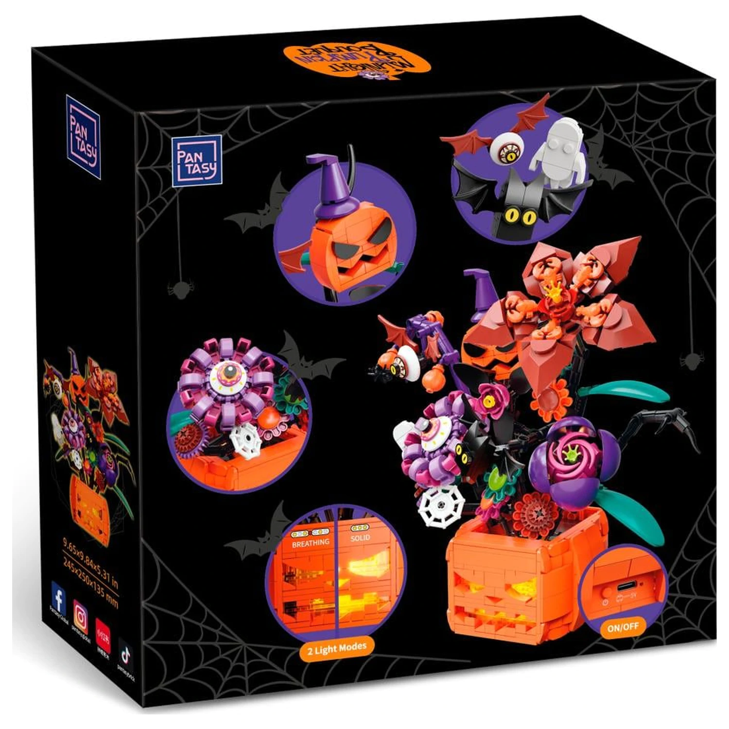 PANTASY Midnight Pumpkin Bouquet Klocki konstrukcyjne 570 elementów zdjęcie produktu