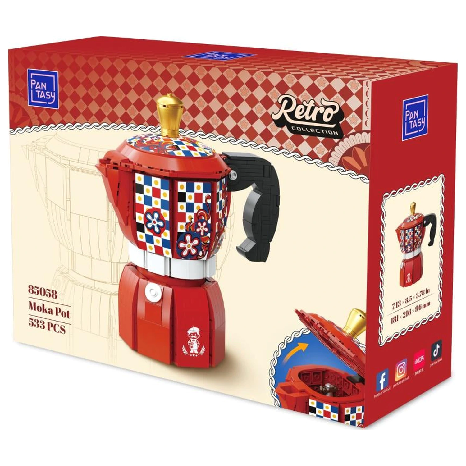 Pantasy Moka Pot Klocki konstrukcyjne 533 elementy zdjęcie produktu
