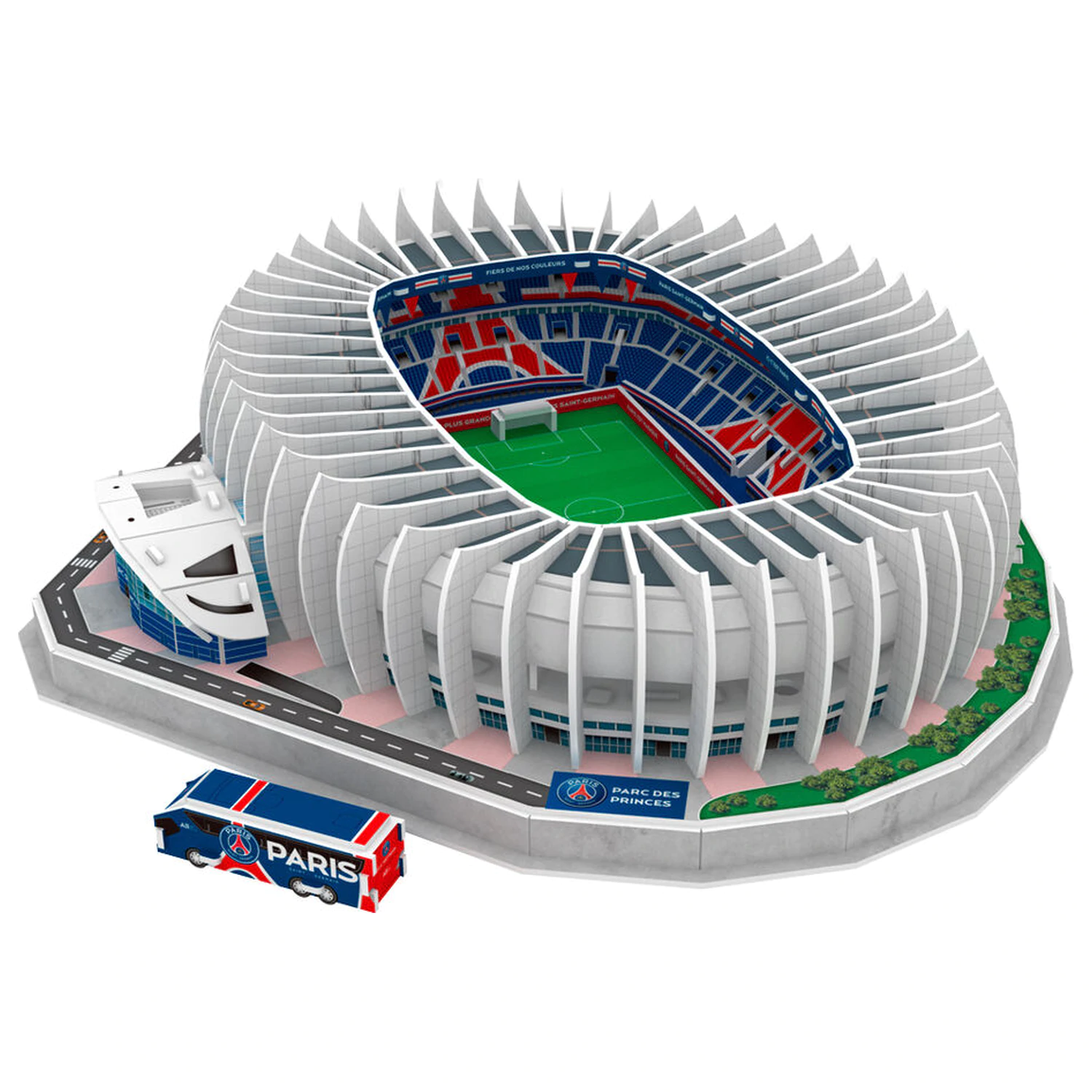 Paris Saint-Germain Princes Park Stadium puzzle 3D 111 elementów zdjęcie produktu