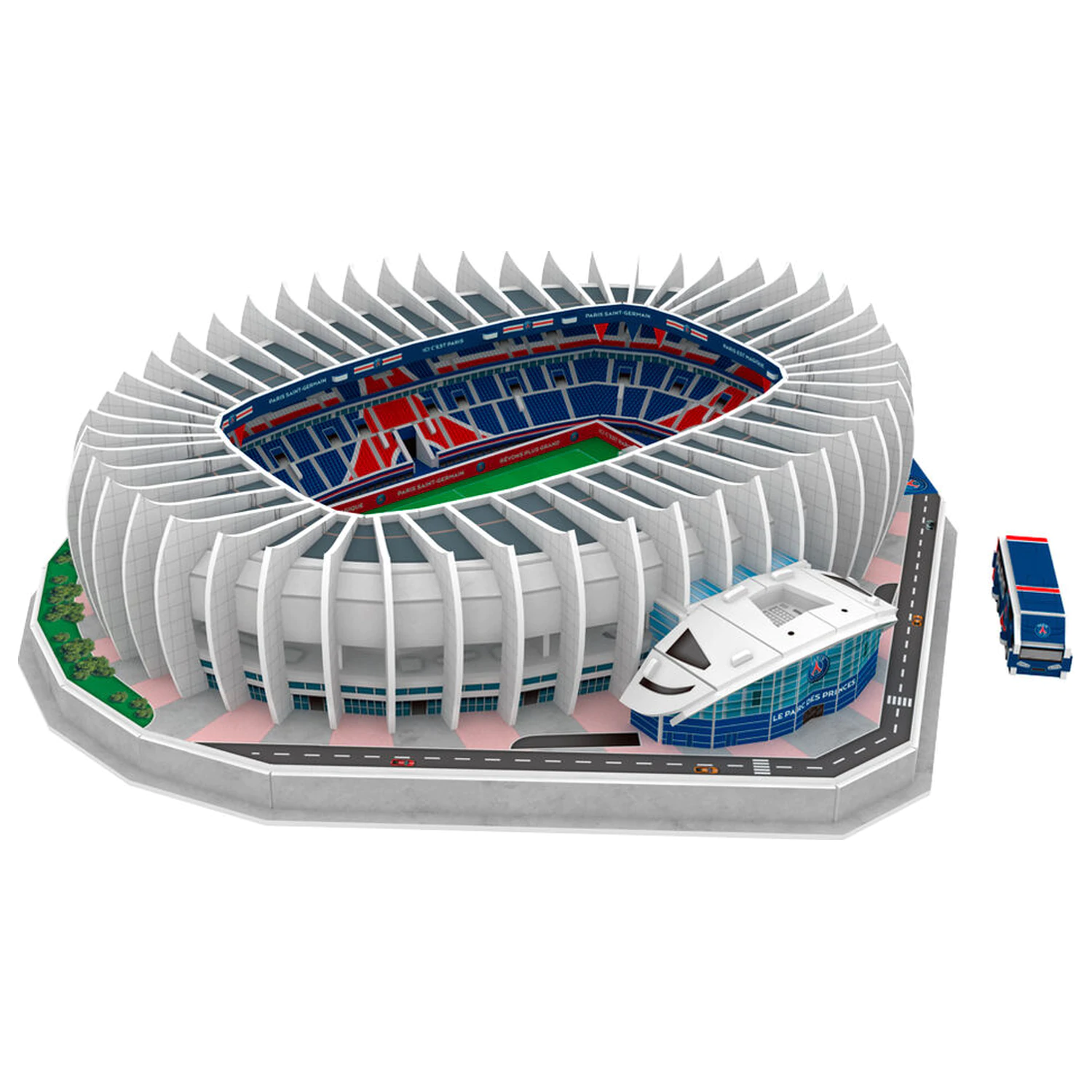 Paris Saint-Germain Princes Park Stadium puzzle 3D 111 elementów zdjęcie produktu