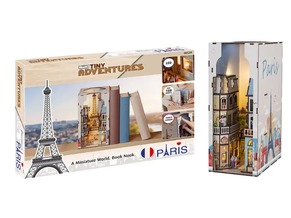 Paris Tiny Adventures Book Nook Mini Diorama 23 cm zdjęcie produktu