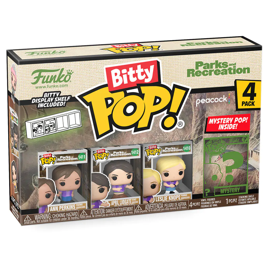 Blister 4 figurki Bitty Funko POP Park and Recreation Goddess zdjęcie produktu
