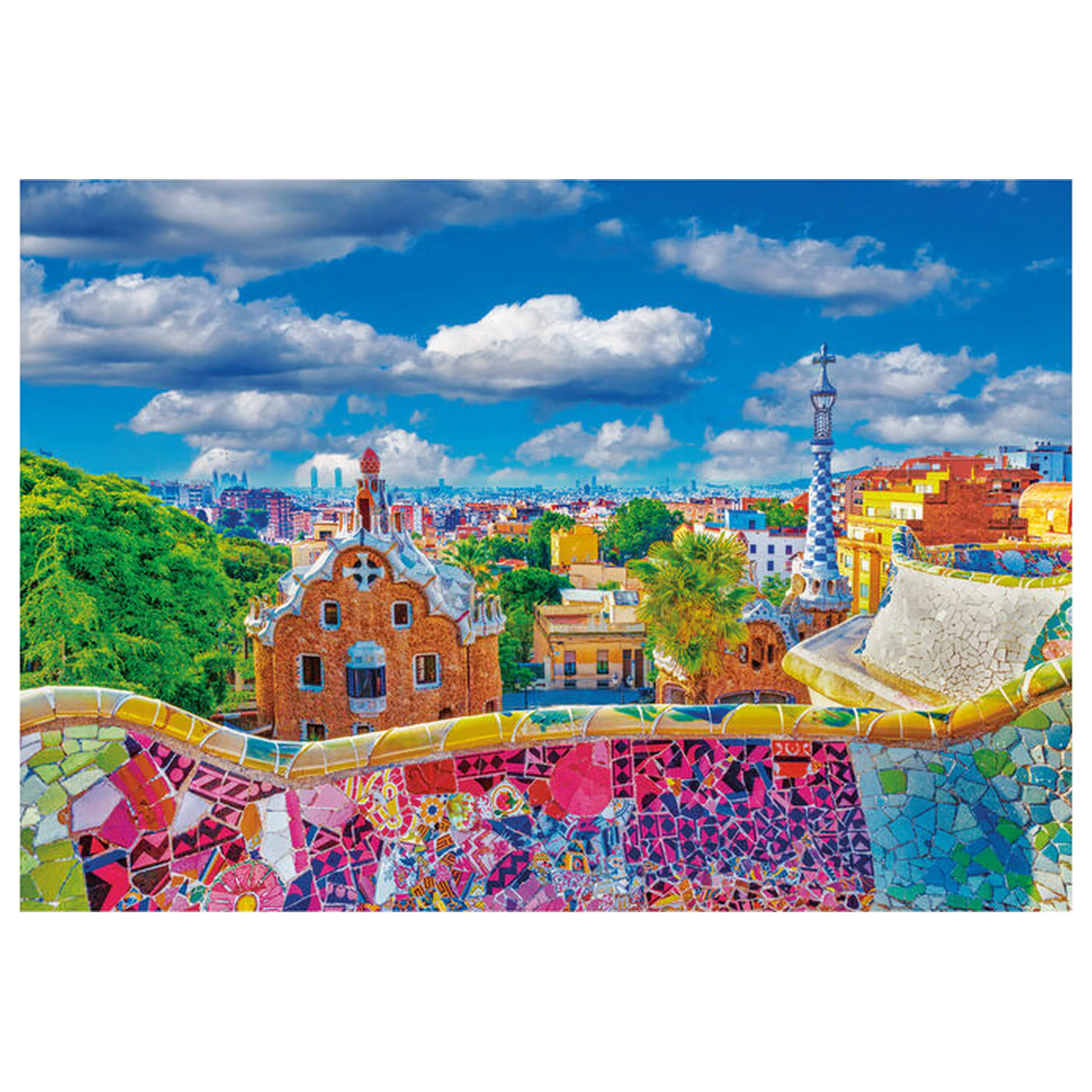 Park Güell Barcelona puzzle 1000 elementów zdjęcie produktu