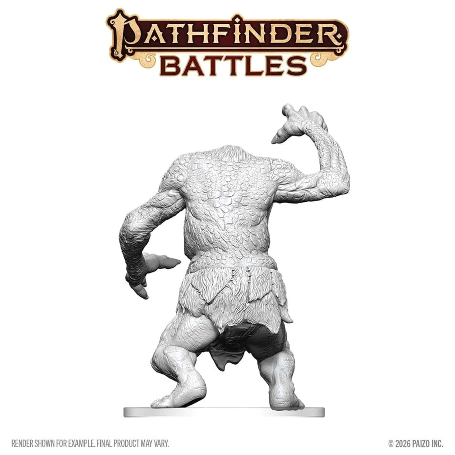 Pathfinder Battles Deep Cuts Niepomalowana Miniatura Trolla Leśnego 15 cm zdjęcie produktu