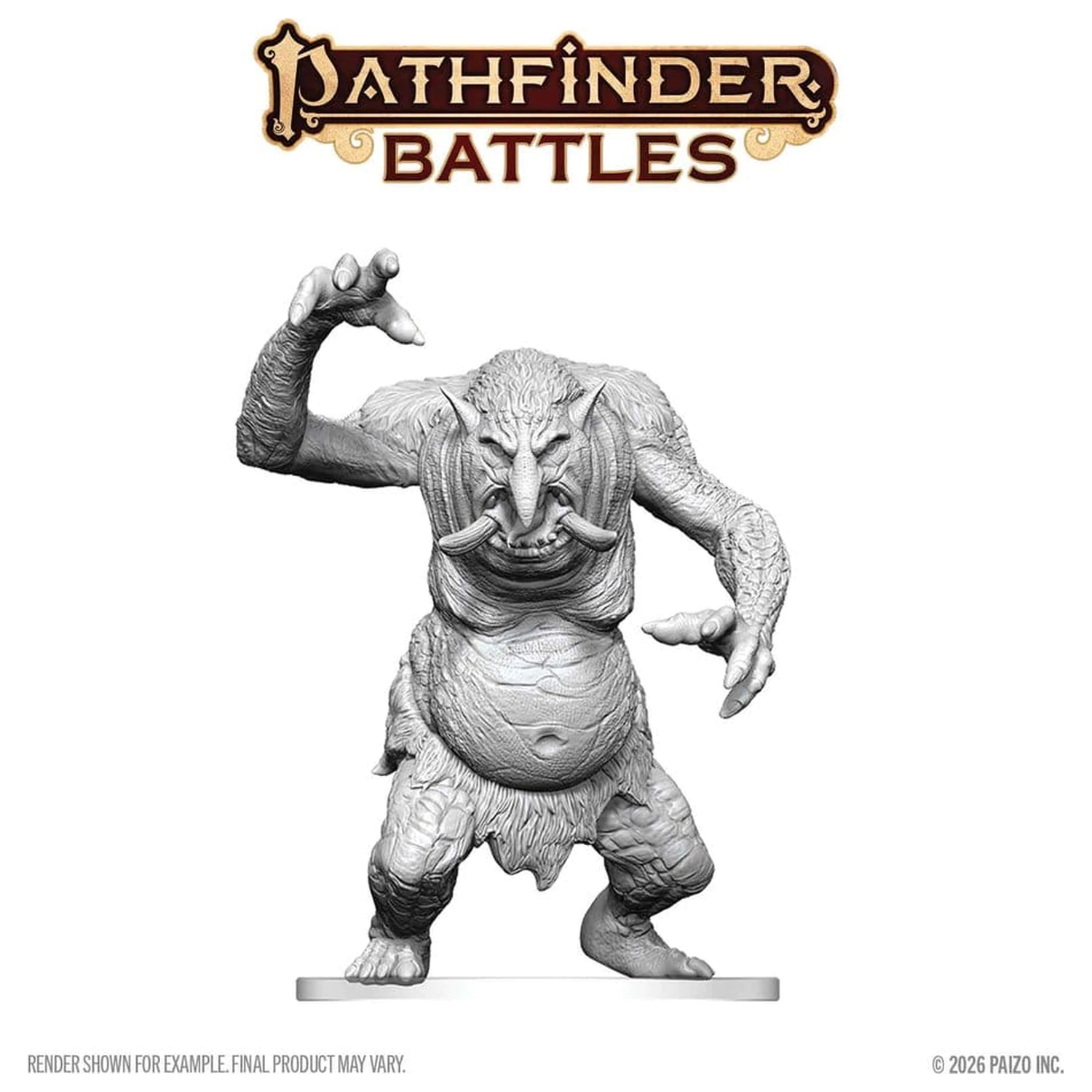 Pathfinder Battles Deep Cuts Niepomalowana Miniatura Trolla Leśnego 15 cm zdjęcie produktu