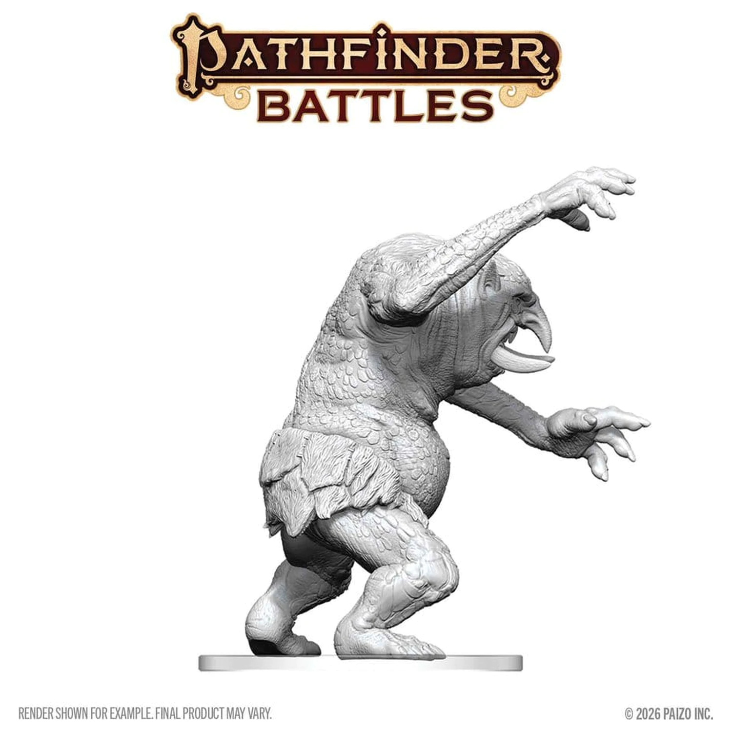 Pathfinder Battles Deep Cuts Niepomalowana Miniatura Trolla Leśnego 15 cm zdjęcie produktu