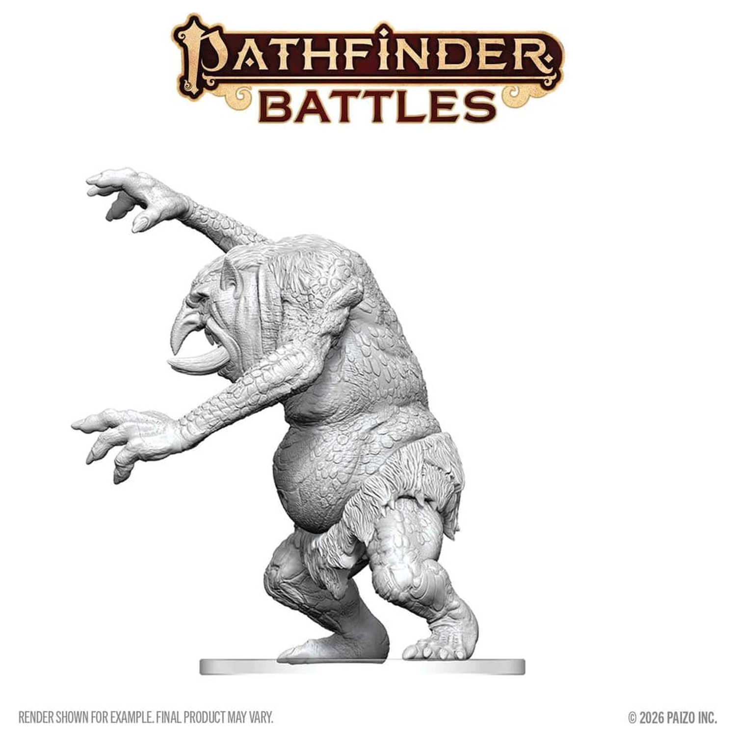 Pathfinder Battles Deep Cuts Niepomalowana Miniatura Trolla Leśnego 15 cm zdjęcie produktu