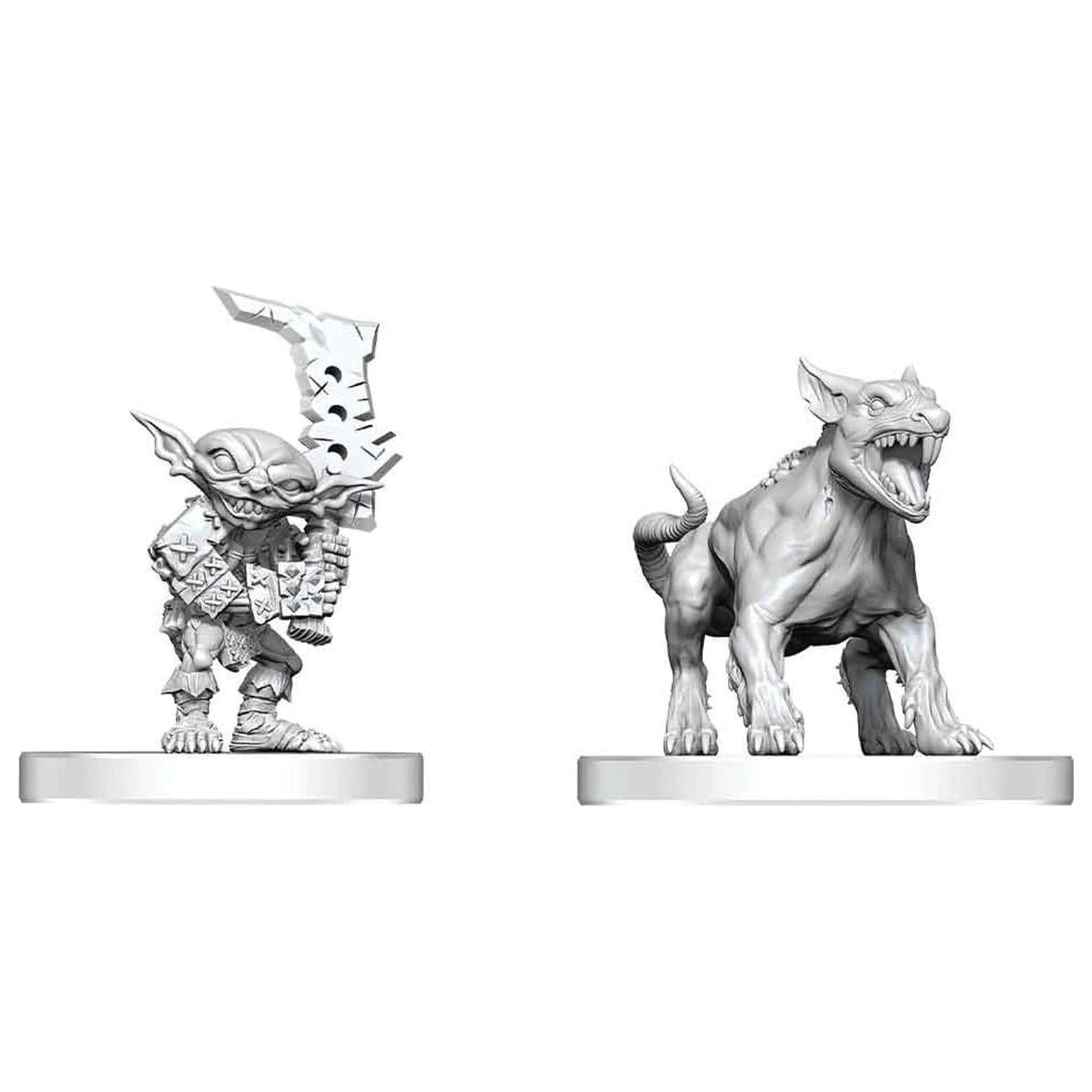 Pathfinder Battles Deep Cuts Unpainted Miniature Goblin Commando i Goblin Dog 13 cm zdjęcie produktu
